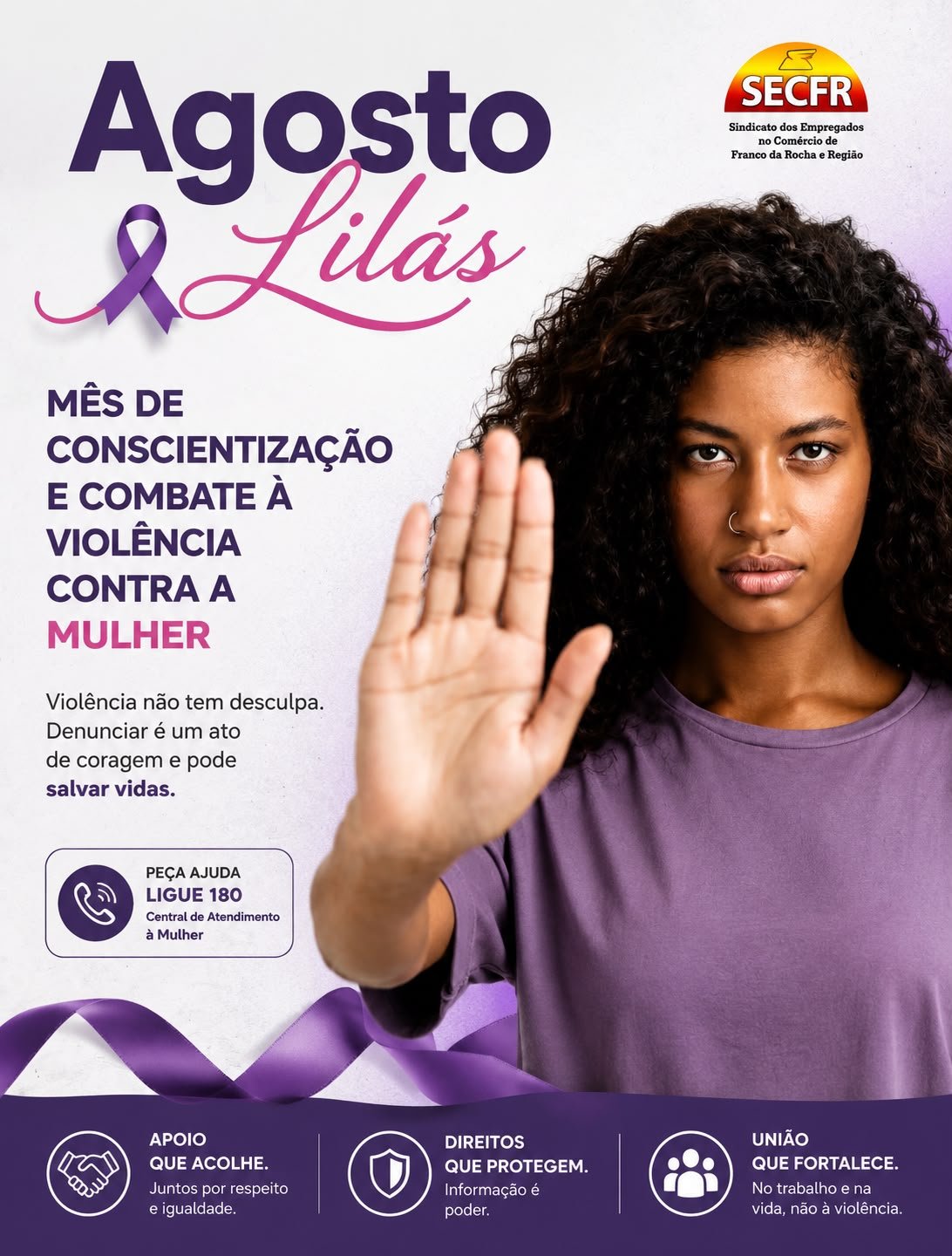 A violência contra a mulher não pode ser tratada como um problema privado. É uma questão que exige informação, acolhimento e ação.