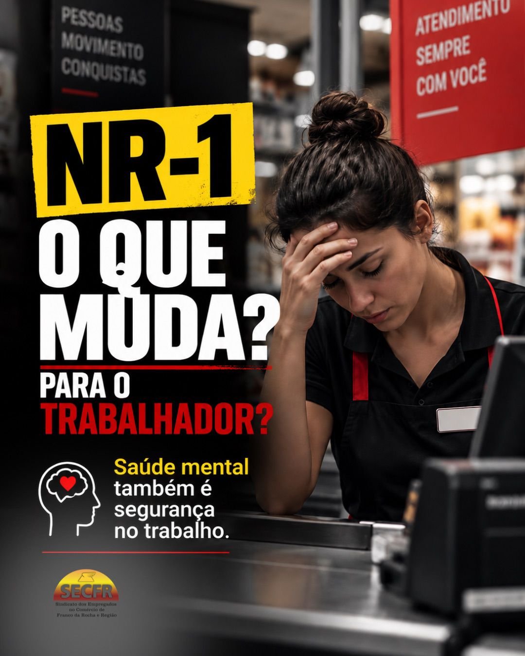 A segurança no trabalho vai muito além de evitar acidentes físicos. A saúde mental também precisa ser considerada dentro das condições de trabalho.