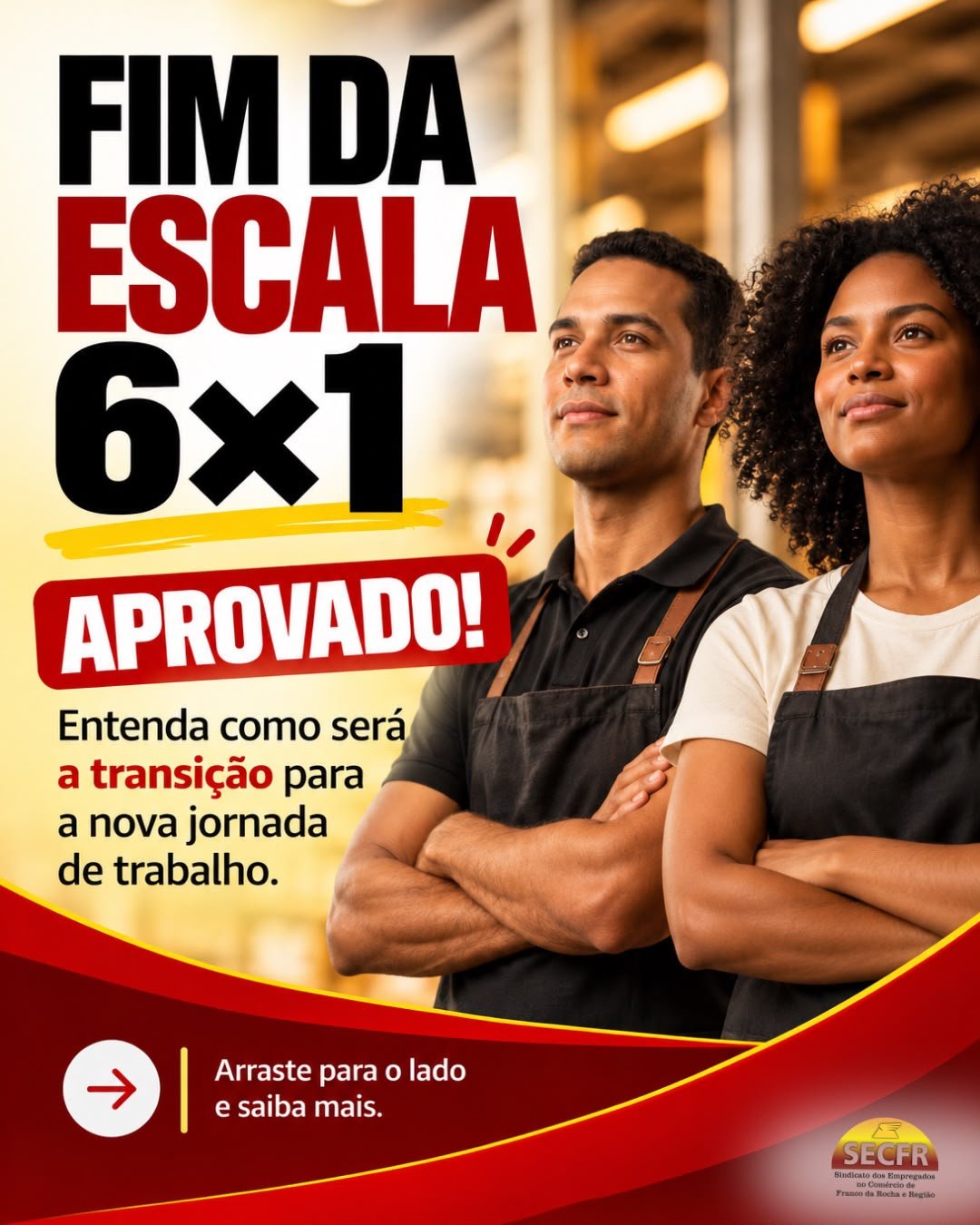 FIM DA ESCALA 6×1 O que muda para quem trabalha no comércio?